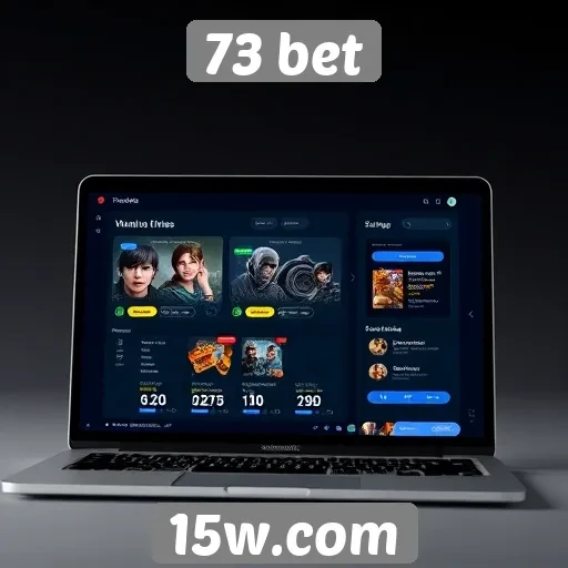 Avaliação da interface do usuário do site 73 bet